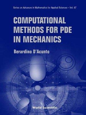 cover image of Computational Methods For Pde In Mechanics (With Cd-rom)